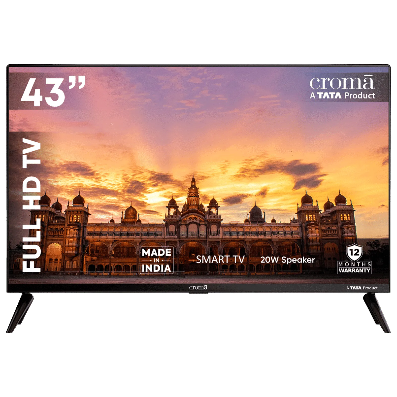Croma 80 cm (32 inch) HD Ready LED Smart Linux TV with A+ Grade Panel (2026 model) - Image 3