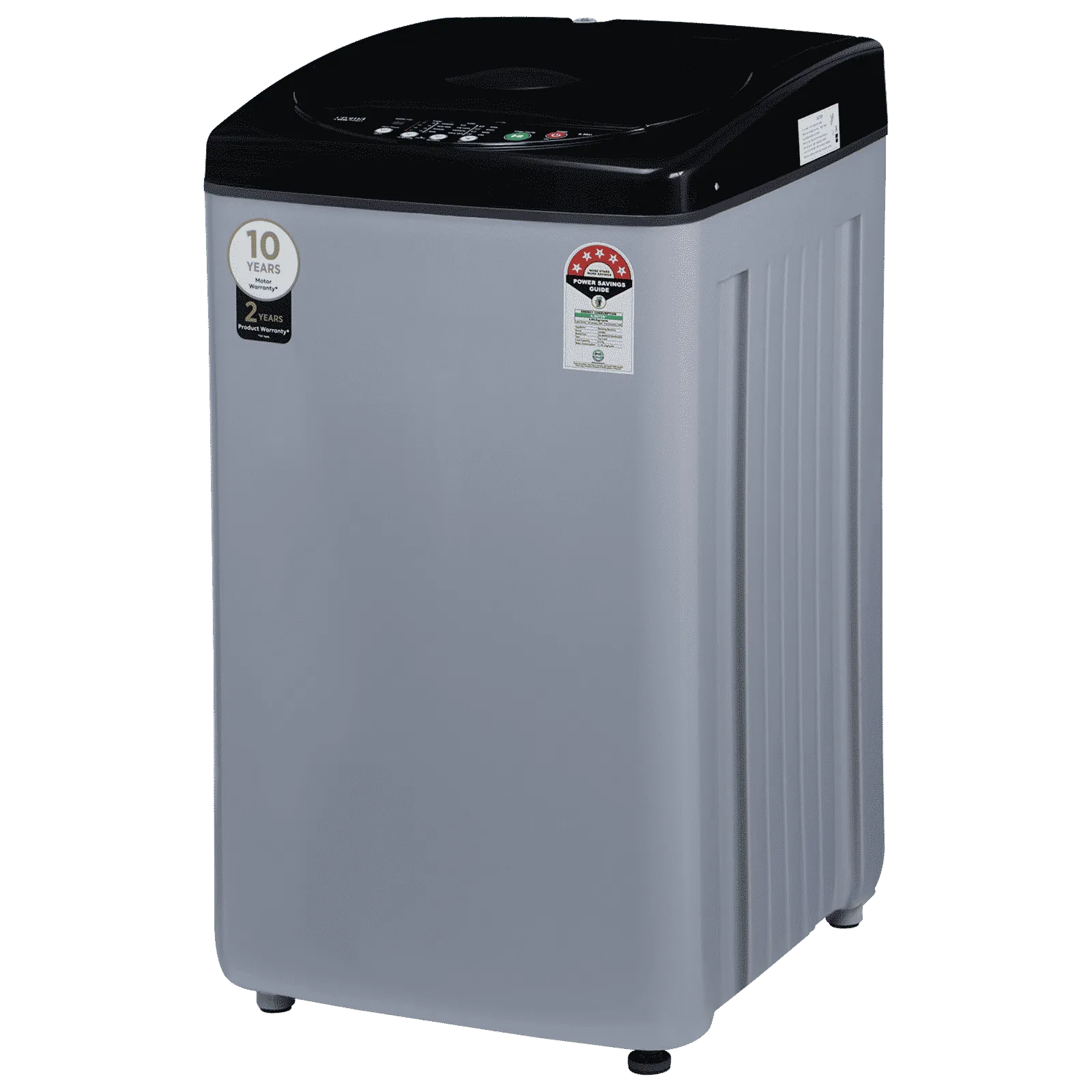 Croma 6.5 kg 5 Star Fully Automatic Top Load Washing Machine (Lint Filter, Inox Grey)