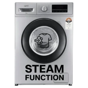 Croma 7 kg 5 Star Inverter Fully Automatic Front Load Washing Machine (2025 Model, Built in heater, Silver Grey)