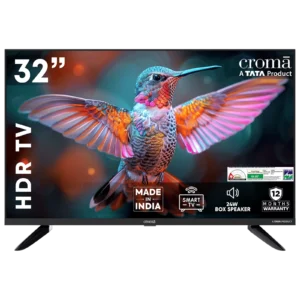 Croma 80 cm (32 inch) HD Ready LED Smart Linux TV with A+ Grade Panel (2026 model)